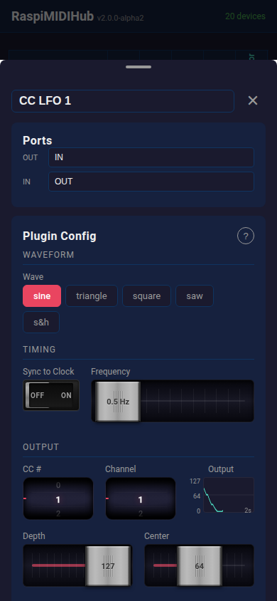 CC LFO Plugin