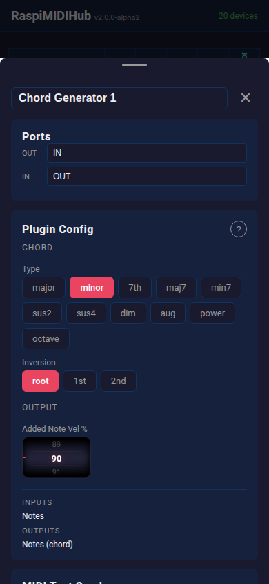 Chord Generator Plugin